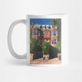 Edinburgh, Pinky Brown Houses, Stockbridge. Mug